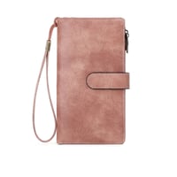RFID Tri-fold Large Capacity Long Wallet