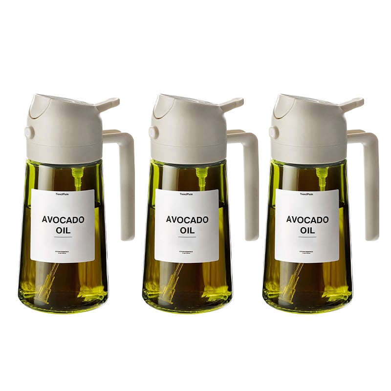 2 in 1 Glass Oil Sprayer & Dispenser