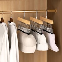 Wooden Hat Hanger Closet Organizer