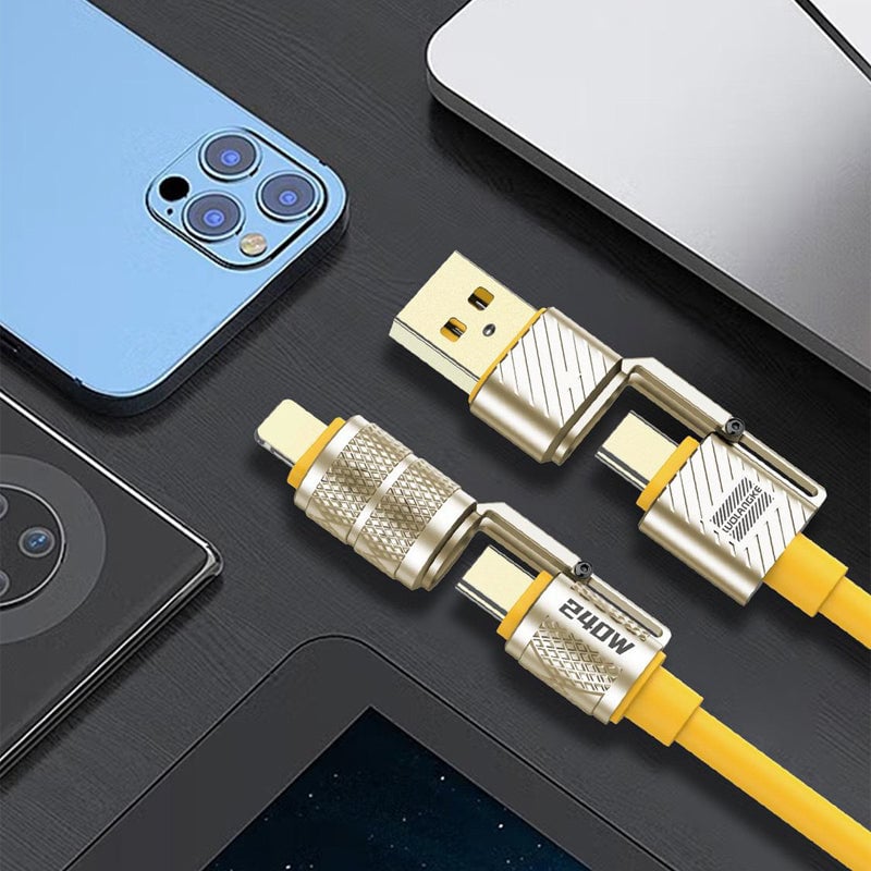 240W 4-in-1 data cable