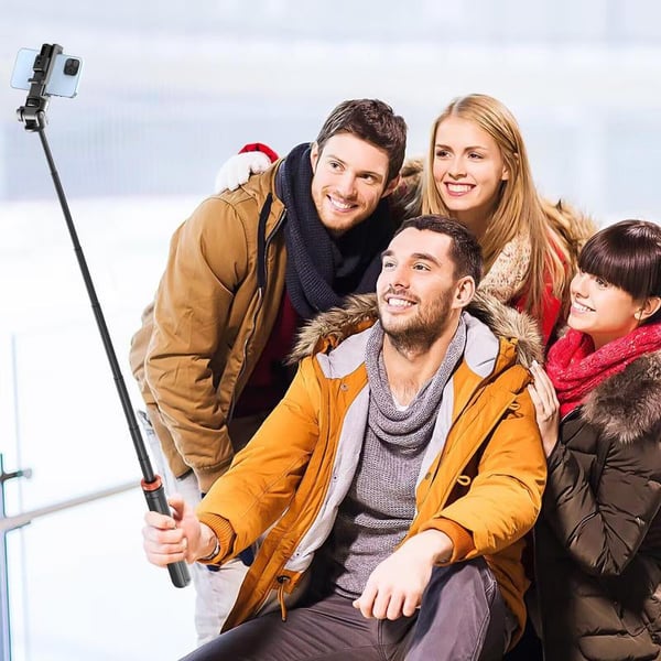 Selfie Stick-stativ med Bluetooth-fjernbetjening