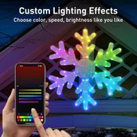 Sakerplus® Smart Led Snowflake Christmas Lights