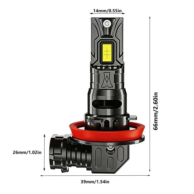Sakerplus® Led Headlight Bulb High Brightness 2Pack