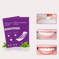 Gele tandenbleekstrips