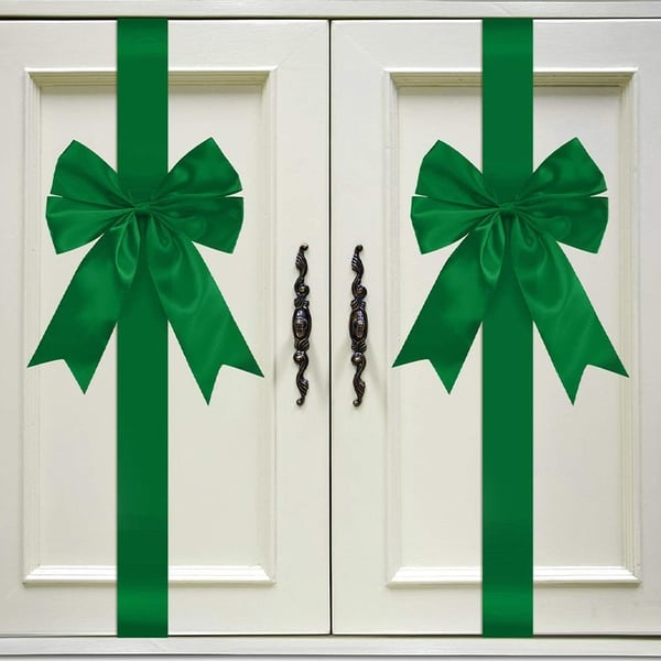 Christmas Door Bow Ribbon Decoration