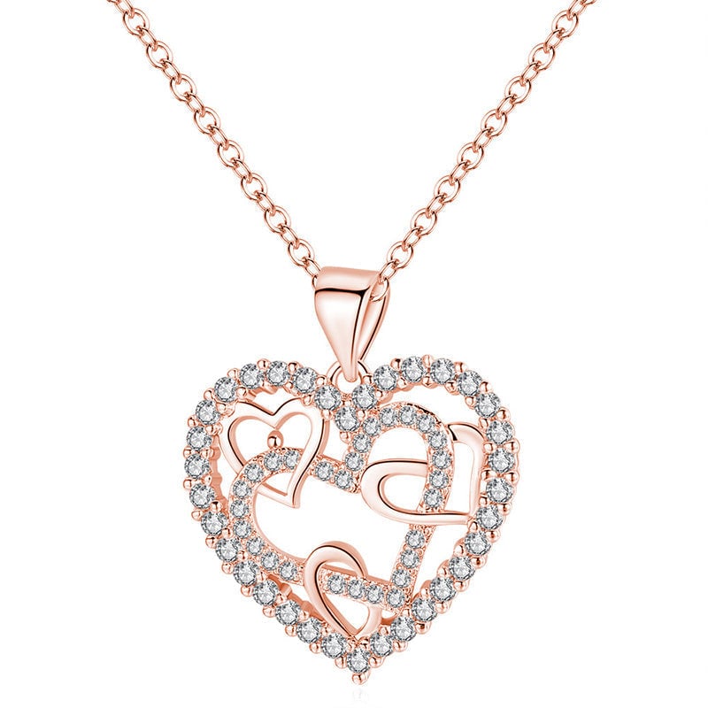 💕Interlocking Hearts Necklace