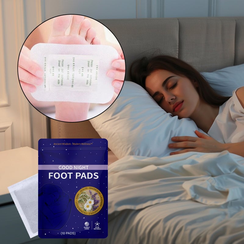 【upsell】Herbal Detox Foot Pads for Stress Relief, Better Sleep