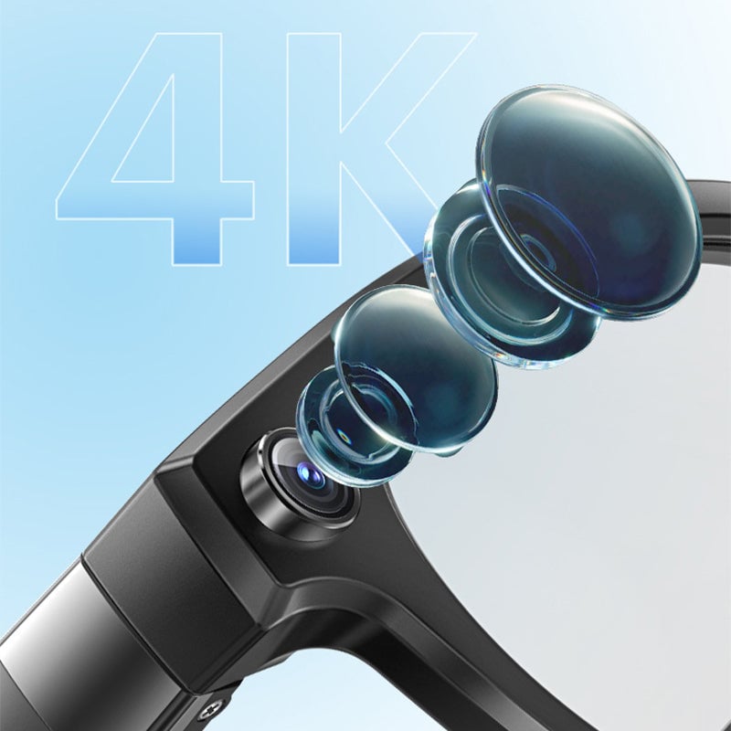 Q8 Smart Glasses with AI Translation, HD Recording, Calling & Music Playback