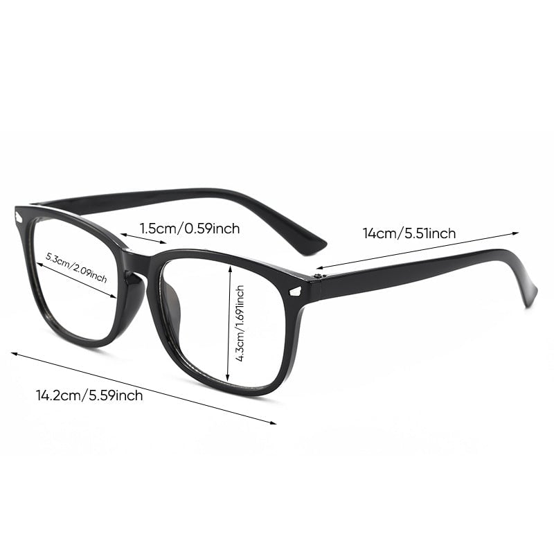 Classic Clear Anti-Blu-ray Glasses