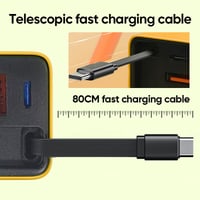 Fast Charger with Retractable Cable