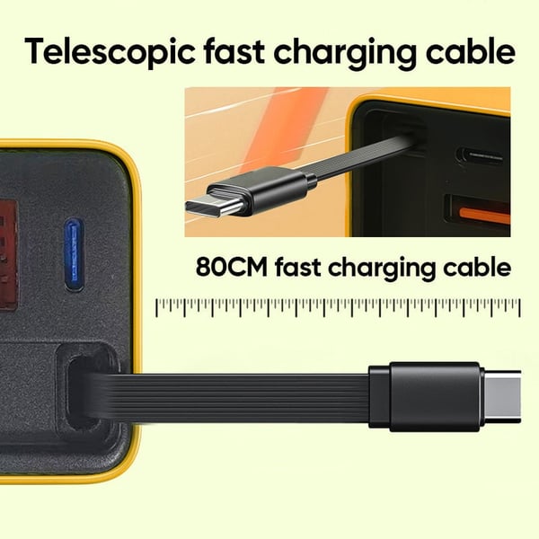 Fast Charger with Retractable Cable