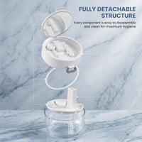 Retainer Cleaner Case Box with Auto Lift Tray