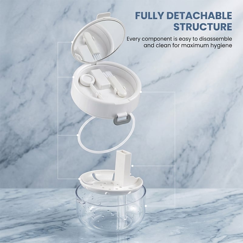 Retainer Cleaner Case Box with Auto Lift Tray
