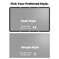 Metallic Anti-Light Projector Screen