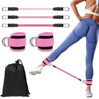 Ankle Resistance Band Set for Leg and Hip Training