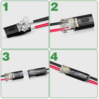 LED Strip Connector Plug with Locking Buckle