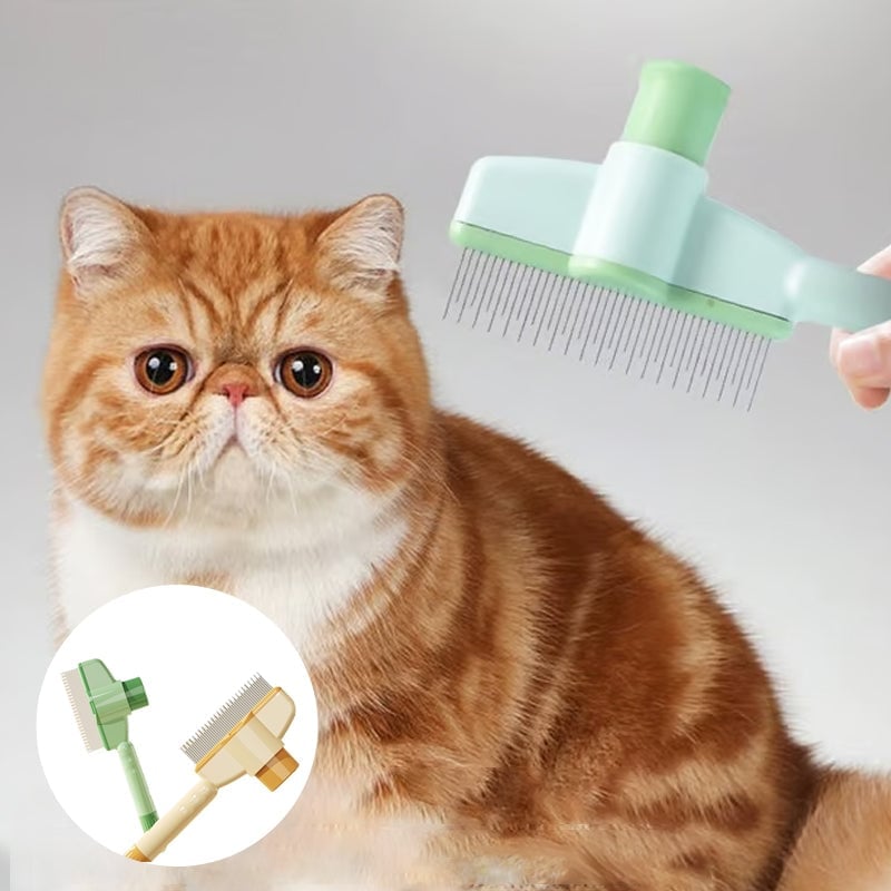 【Sale】 Self-cleaning Pet Flea Comb Grooming Brush