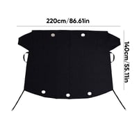 Enhanced 600D Oxford Fabric Windshield Frost Cover