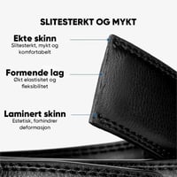 Lærbelte med Automatisk Spenne for Menn