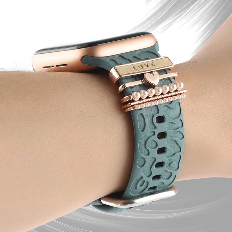 Apple Watch Band mit Metallbesatz