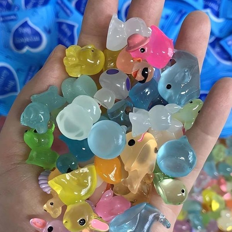 Mini-Tierfiguren, die im Dunkeln leuchten – Überraschungsbeutel