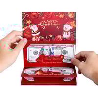 Foldable 6-Slot Christmas Red Envelope