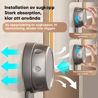 Triangulär sugkoppsduschcaddy