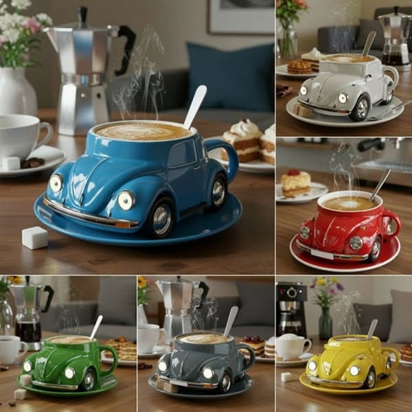 Beetle Shaped Coffee Mug