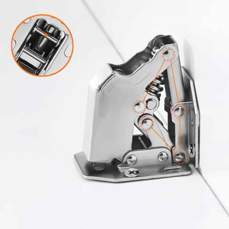 Gatvrij en sleufvrij scharnier