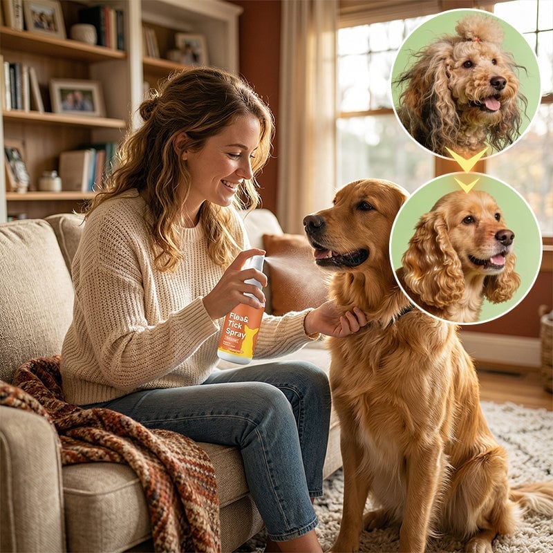 Flea & Tick Dog Skin Care Spray