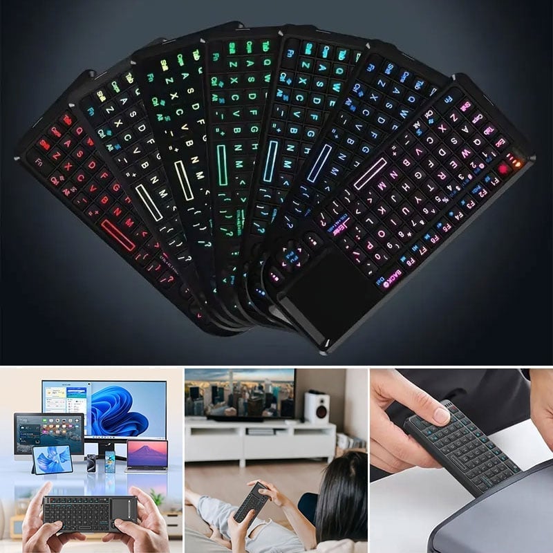 3-in-1 Mini Wireless Keyboard