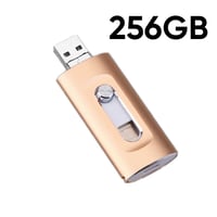 3-in-1 USB-stick met hoge capaciteit en vingerafdrukbeveiliging