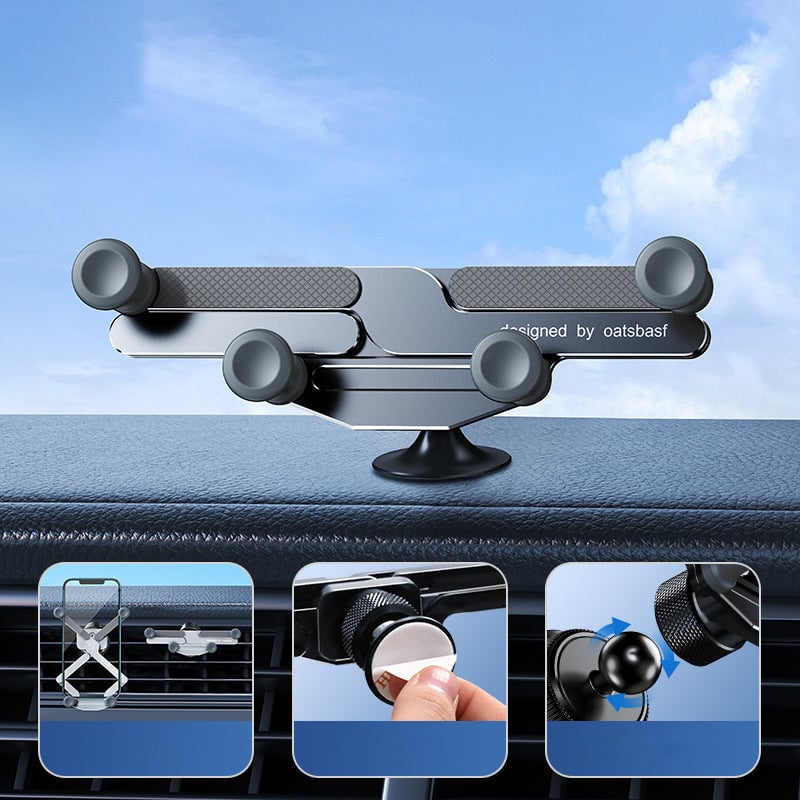 Invisible Rotatable Air Vent Mount Car Phone Holder