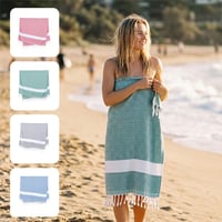Large Quick Dry Jacquard Beach Bath Towel