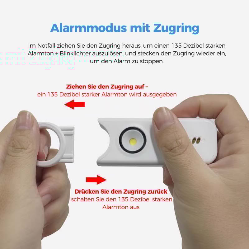 135dB Persönlicher Sicherheitsalarm