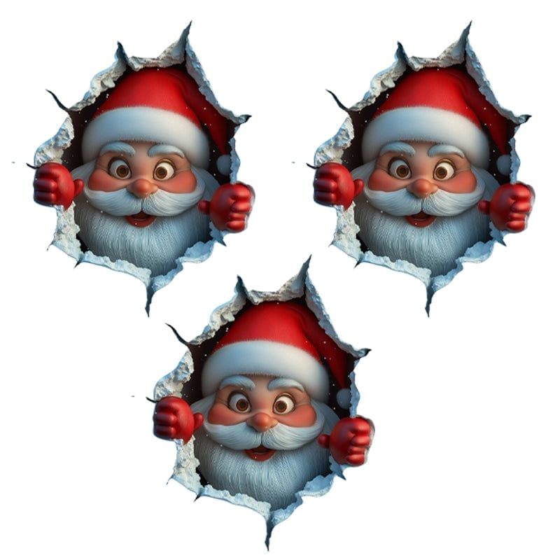 🎅Santa Claus Wall Sticker Set