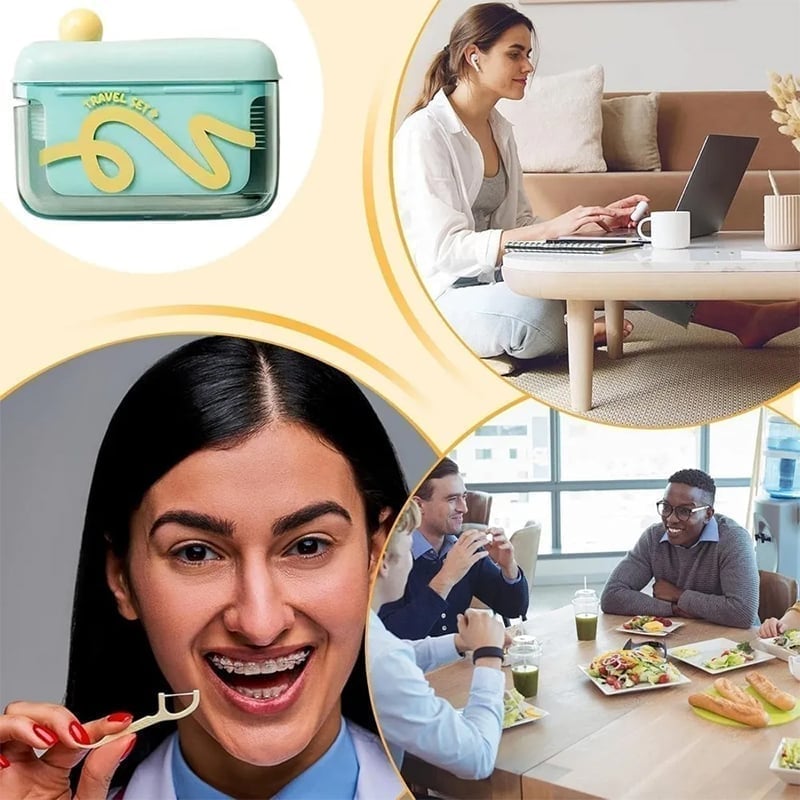 Automatic Pop-Up Dental Floss Box
