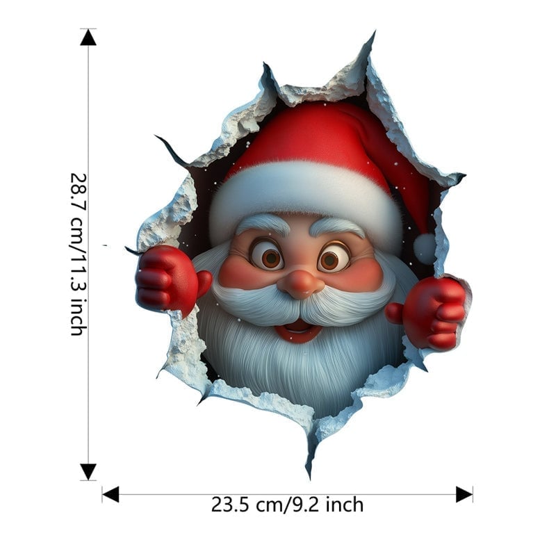 🎅Santa Claus Wall Sticker Set