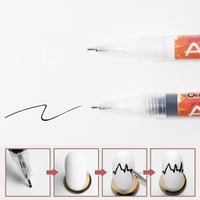 Ultradünner gebogener Maniküre Nagelstift