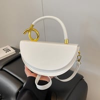 Women's Fashionable Solid Color Handbag