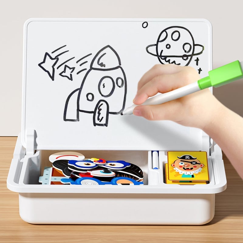 Magnetisches Puzzle-Lern- und Bausteinspielzeug