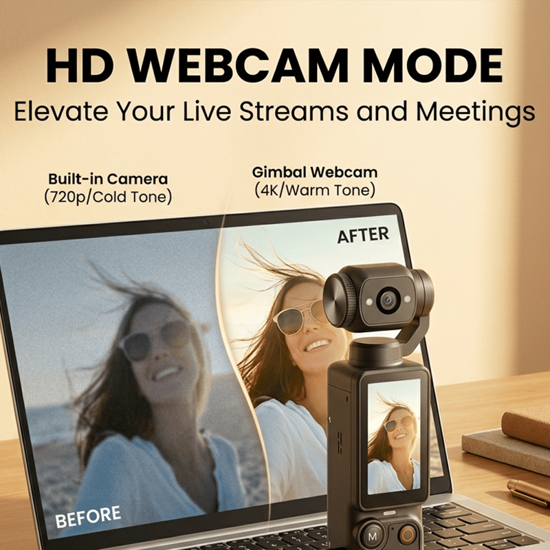 180° Rotating Sports Vlog Camera