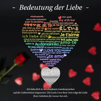 💝Rose Gedenkmünze in Herzform