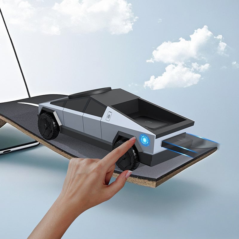 Cybertruck-Inspired 3-in-1 Multifunctional Wireless Charger