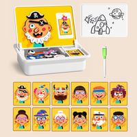 Magnetisches Puzzle-Lern- und Bausteinspielzeug