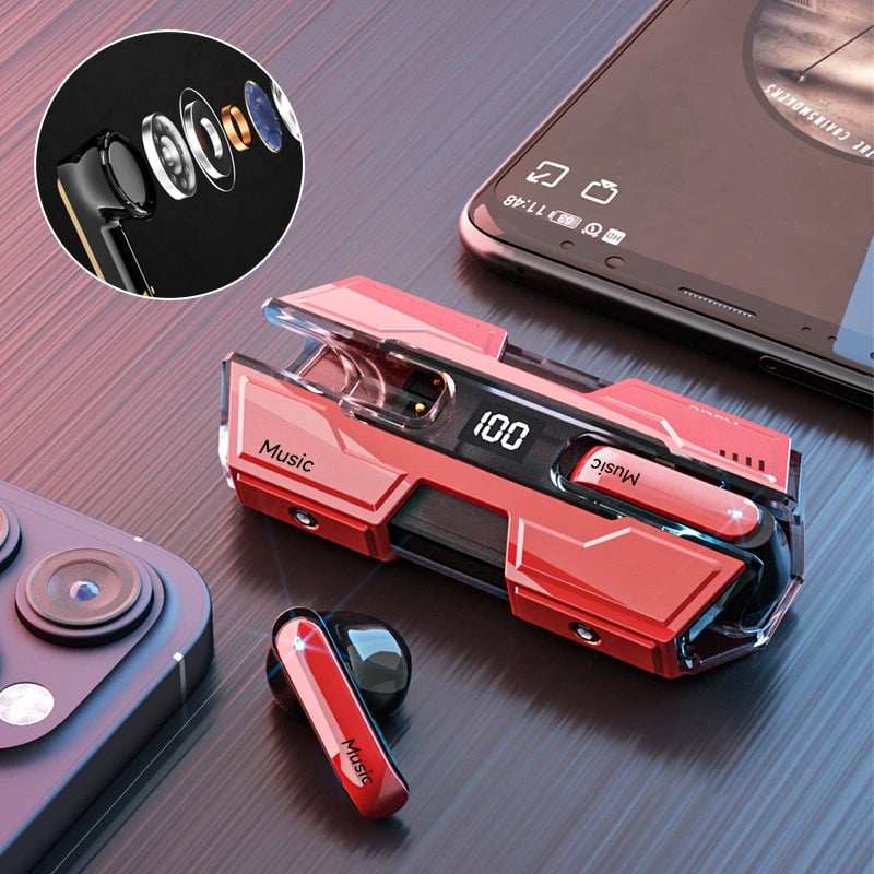 Kabelloses Headset mit semi-in-ear Design