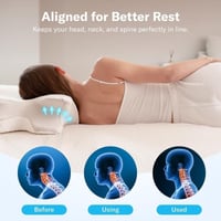 Cervical Memory Foam Pillow for Cozy Sleep