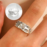 Vintage Venus Half Face Ring
