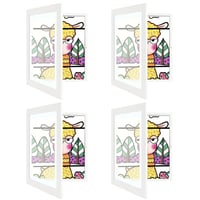Kids Art Frames White* 4pcs