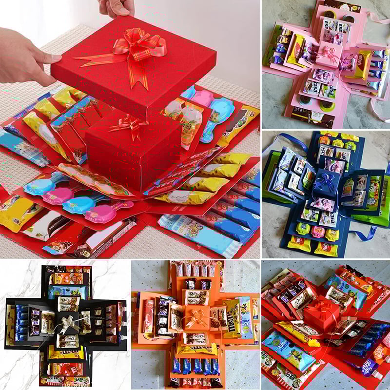 Überraschungsexplosion Geschenkverpackung Leere Box